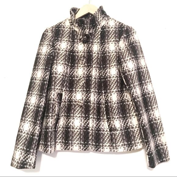 H&M cream/blk/gray jacket SZ 6 - Picture 1 of 8